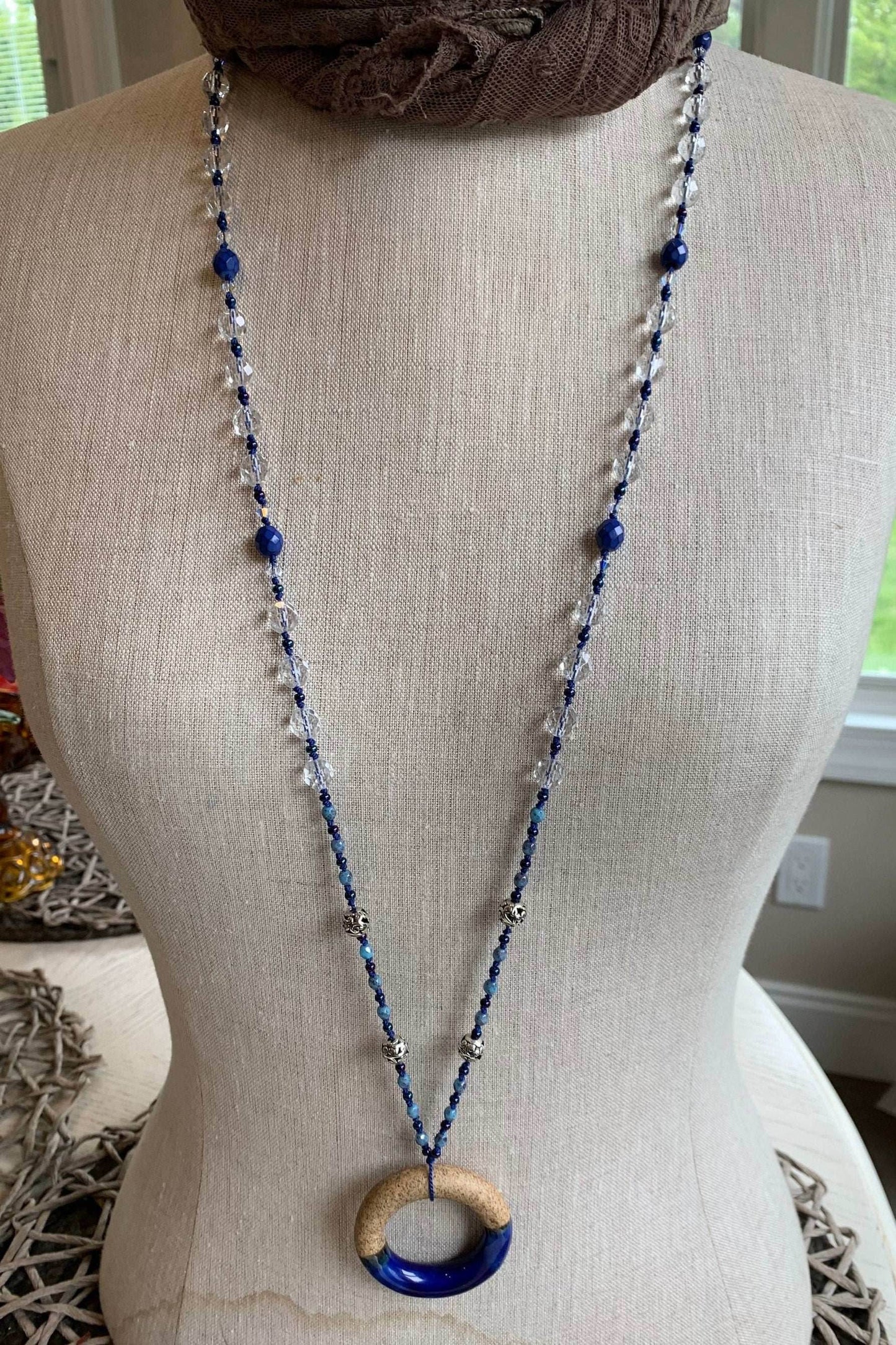 Coastal Blues Long Necklace - 