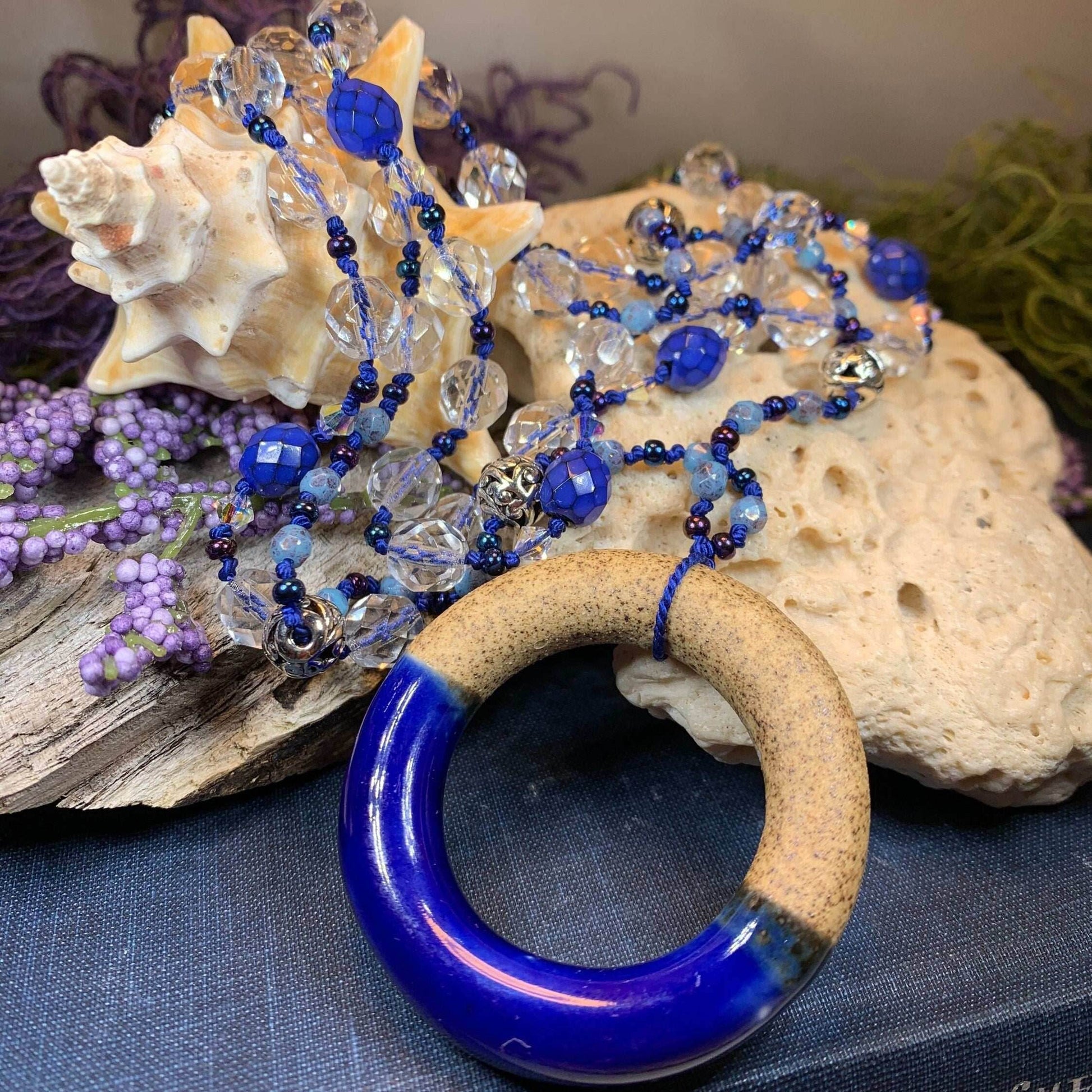 Coastal Blues Long Necklace - 