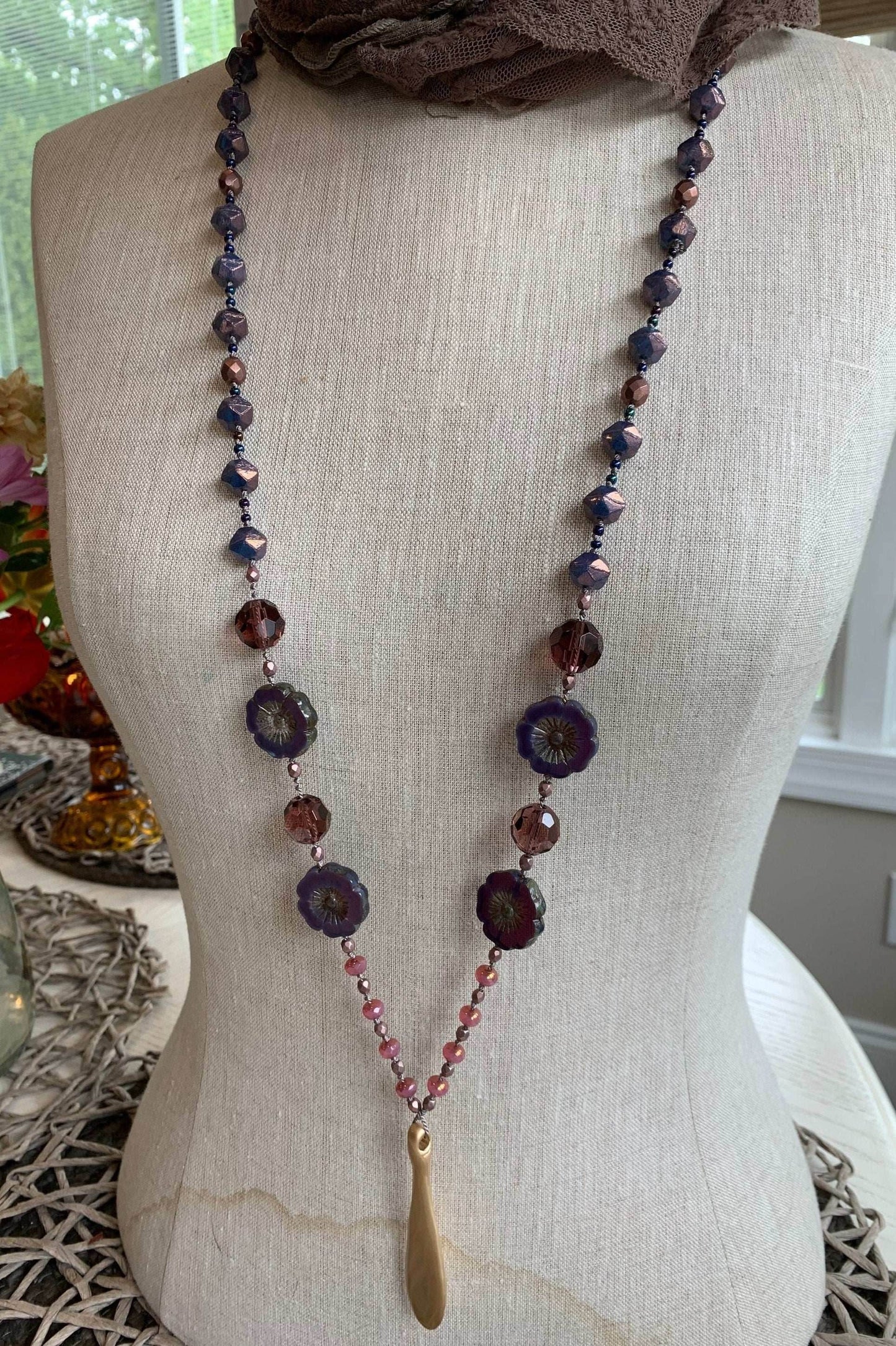 Gibson Girl Long Necklace - 