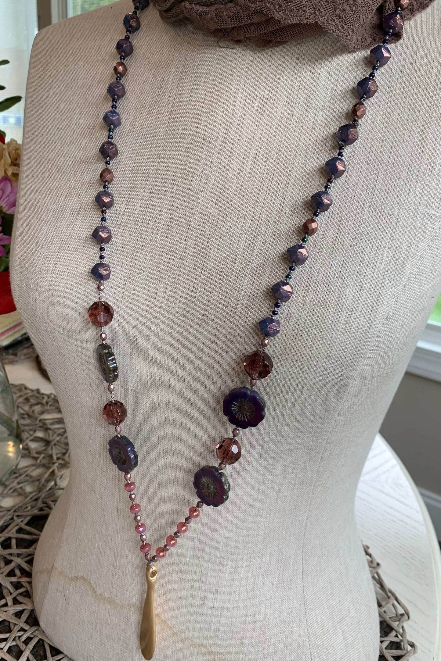 Gibson Girl Long Necklace - 