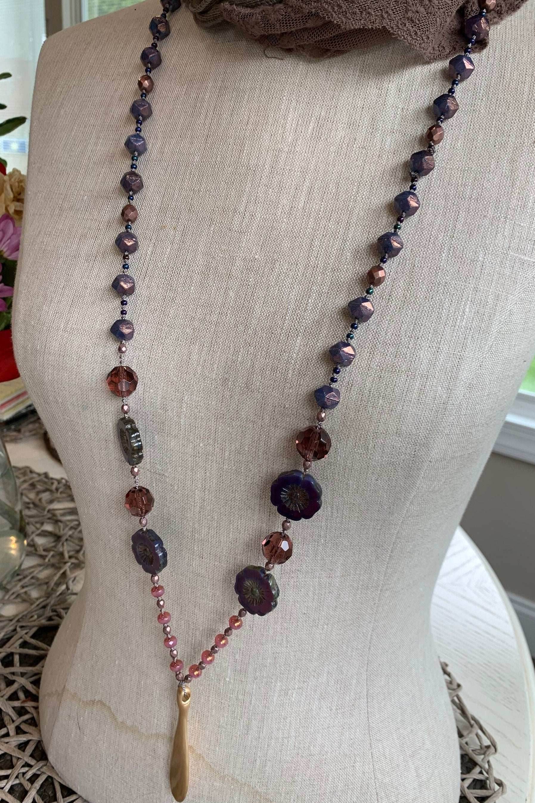 Gibson Girl Long Necklace - 