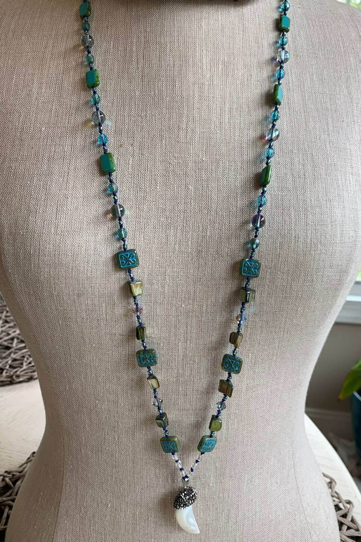 Santorini Breeze Long Necklace - 