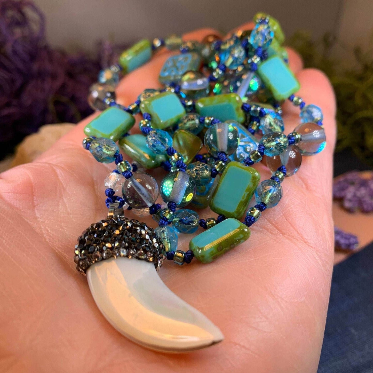 Santorini Breeze Long Necklace - 