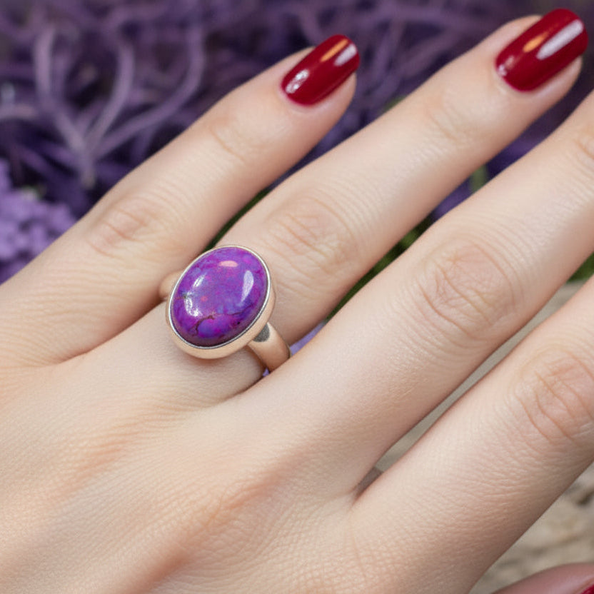 Celtic Purple Mystic Ring