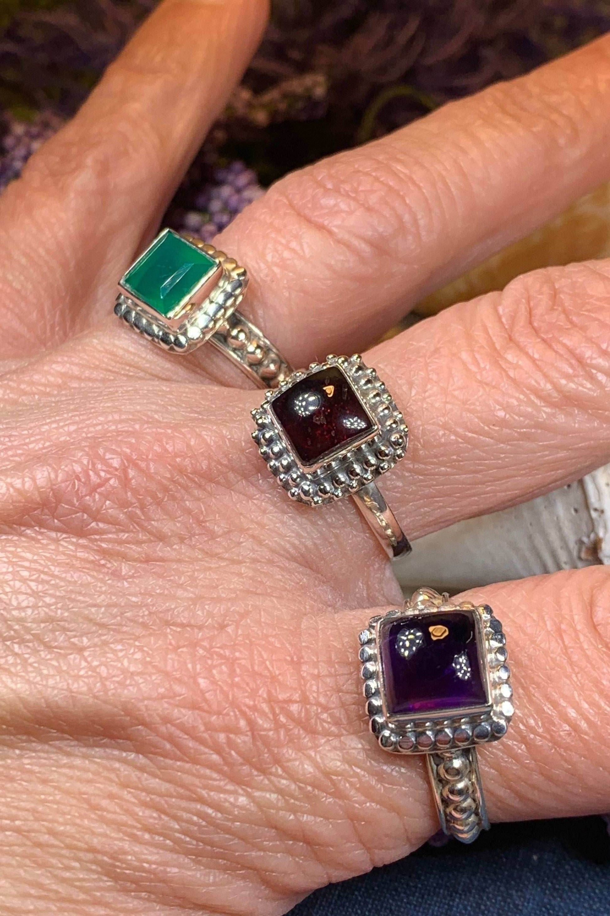 Tudor Princess Ring - 7 / Amethyst