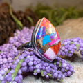Fairy Glen Turquoise Ring - 6 1/2 / Teardrop