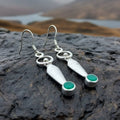 Chalcedony Goddess Earrings