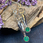 Chalcedony Goddess Earrings - 