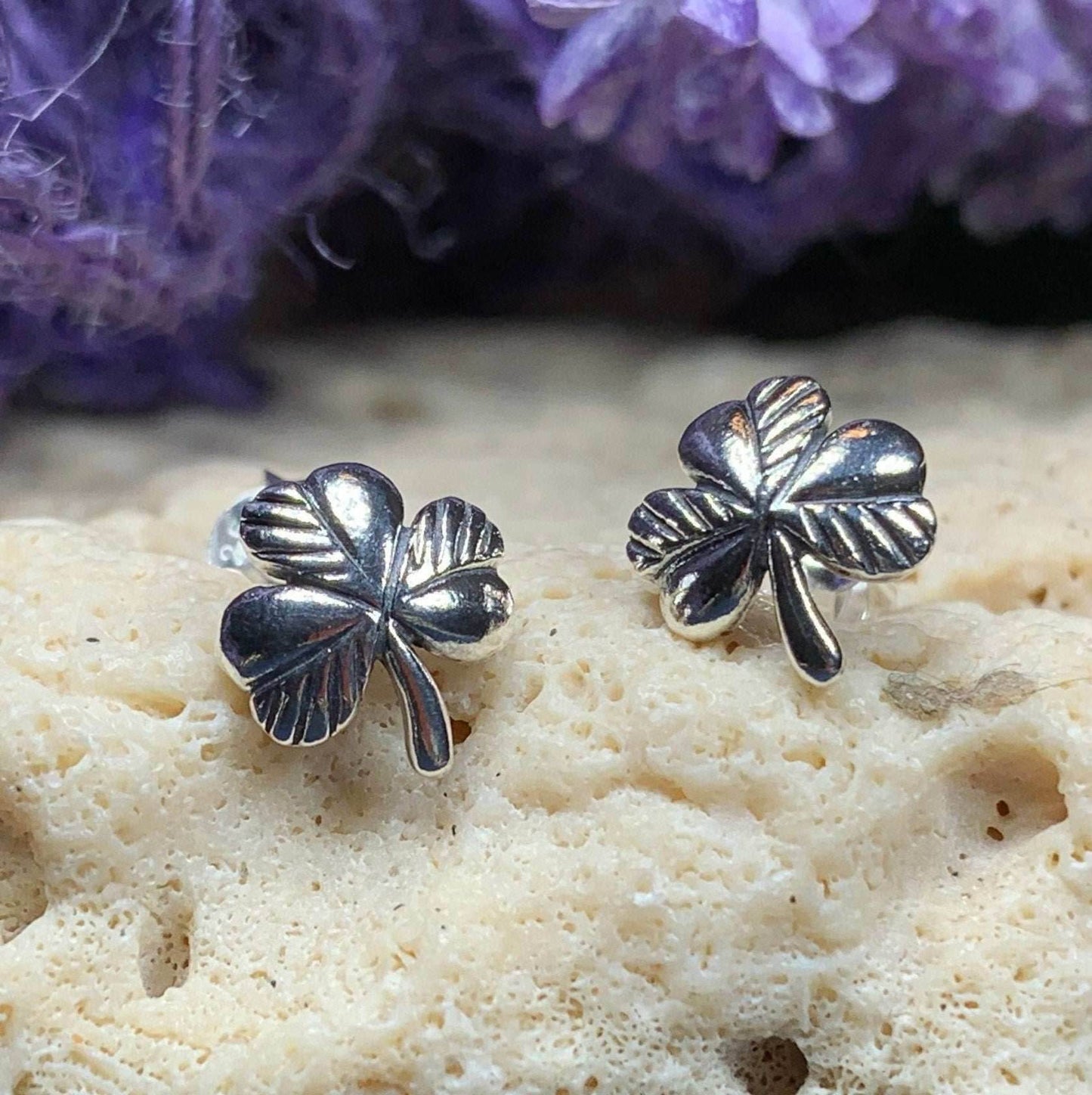 Shamrock Post Earrings - 