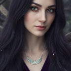 Epona Celtic Horse Moonstone Necklace