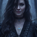 Morgance Triple Moon Love Necklace