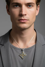 Classic Quaternary Knot Necklace