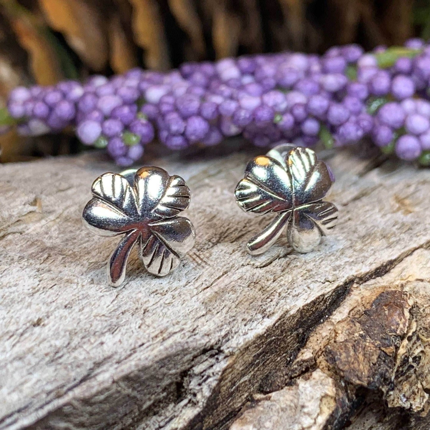 Shamrock Post Earrings - 