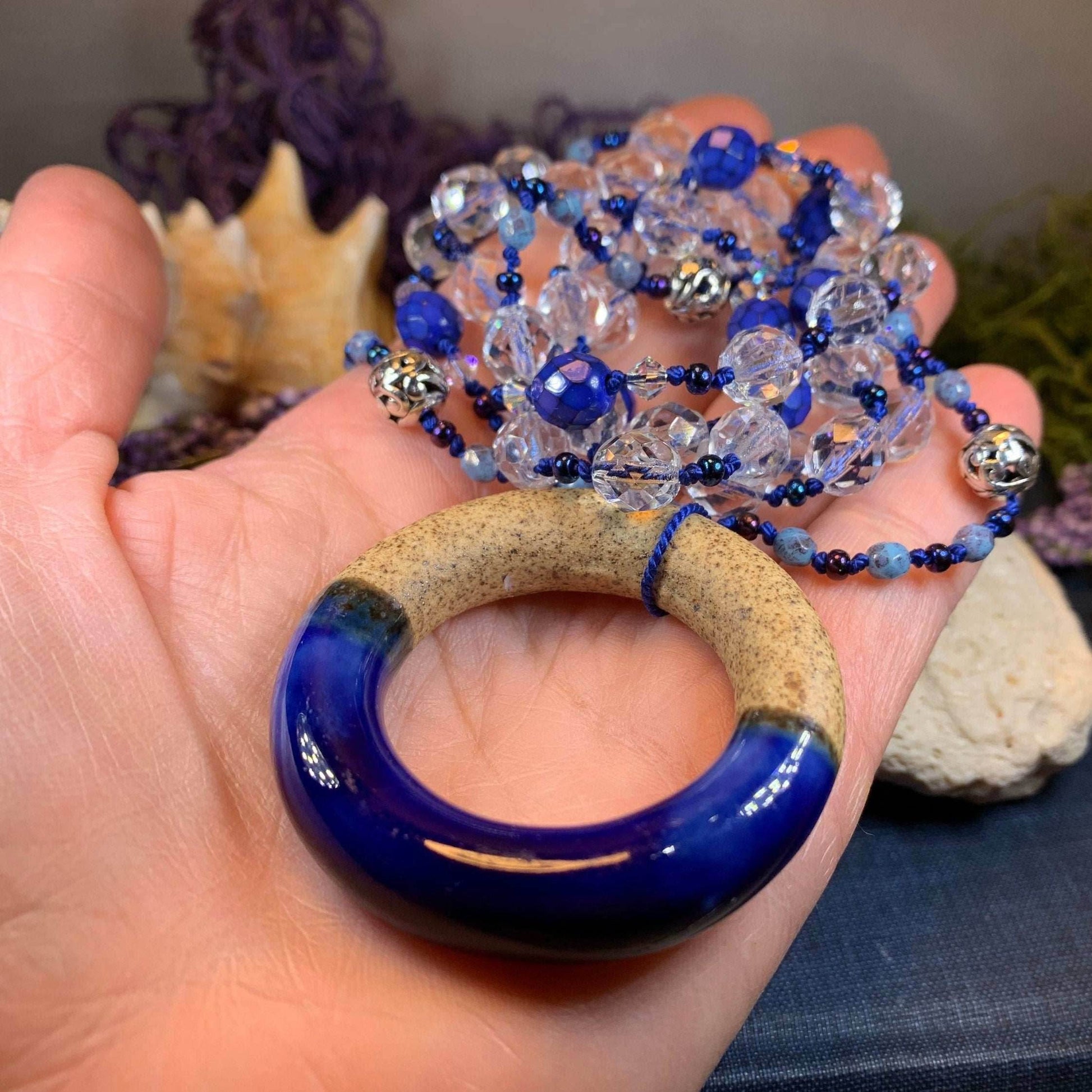 Coastal Blues Long Necklace - 