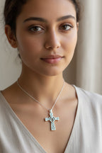 Noble Heart Celtic Cross Necklace