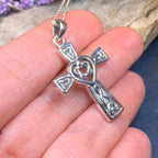 Noble Heart Celtic Cross Necklace - 18
