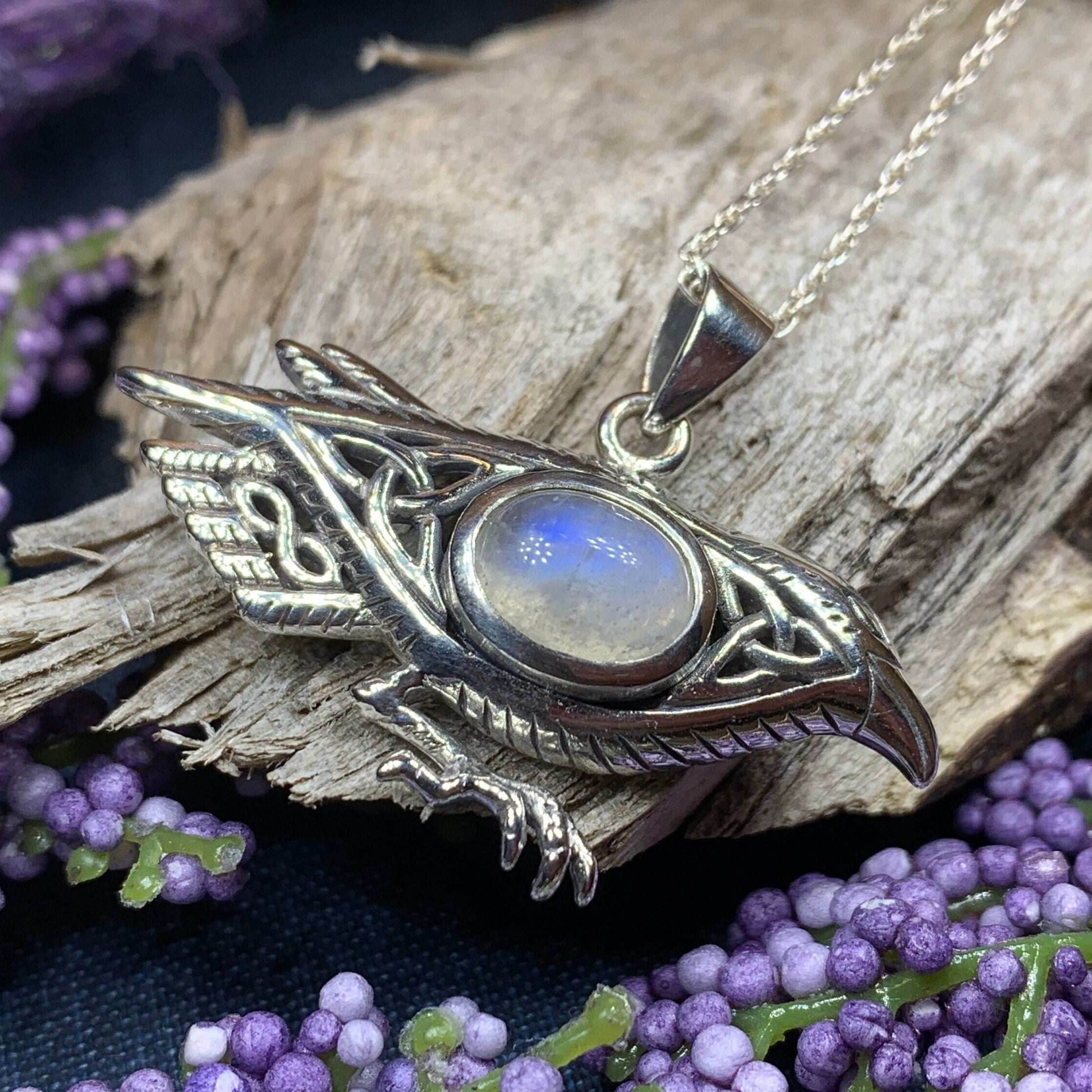Nightdreamer Raven Necklace - 18 / Amethyst