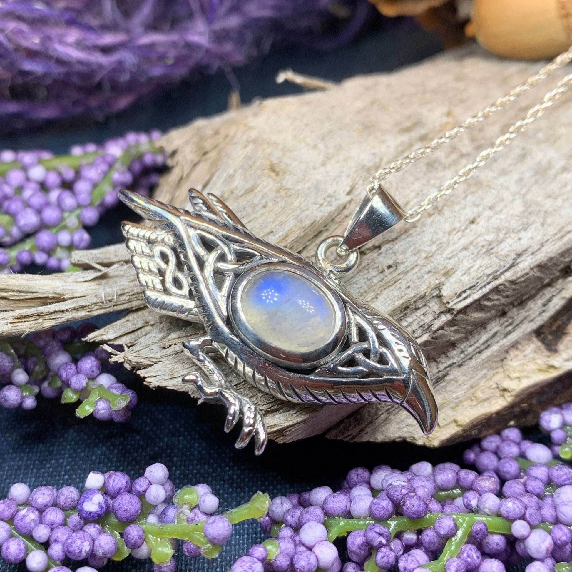 Nightdreamer Raven Necklace - 18 / Amethyst