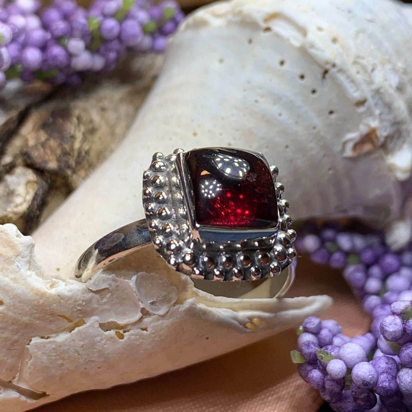Tudor Princess Ring - 7 / Amethyst
