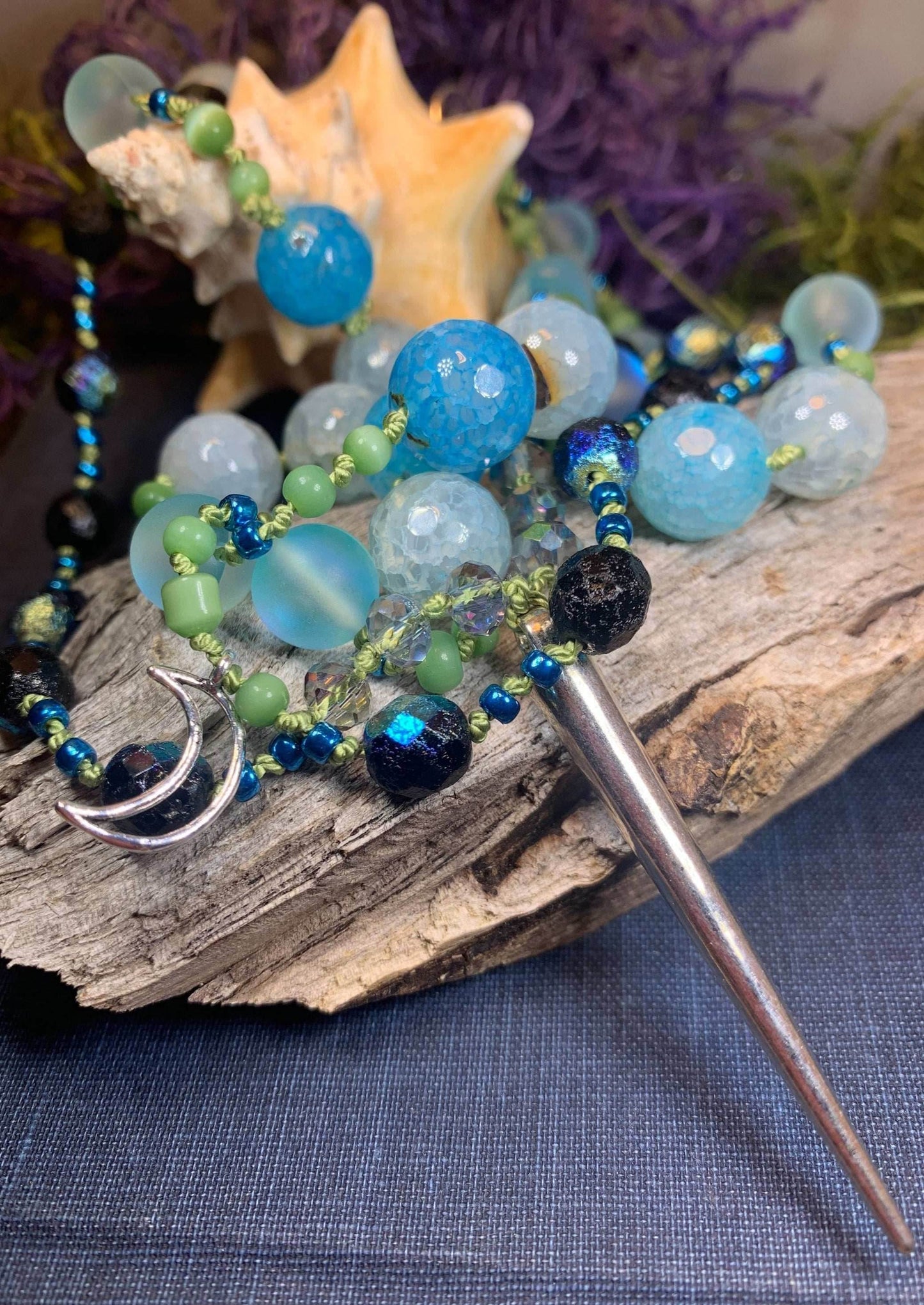 Seaside Moonglow Long Necklace - 