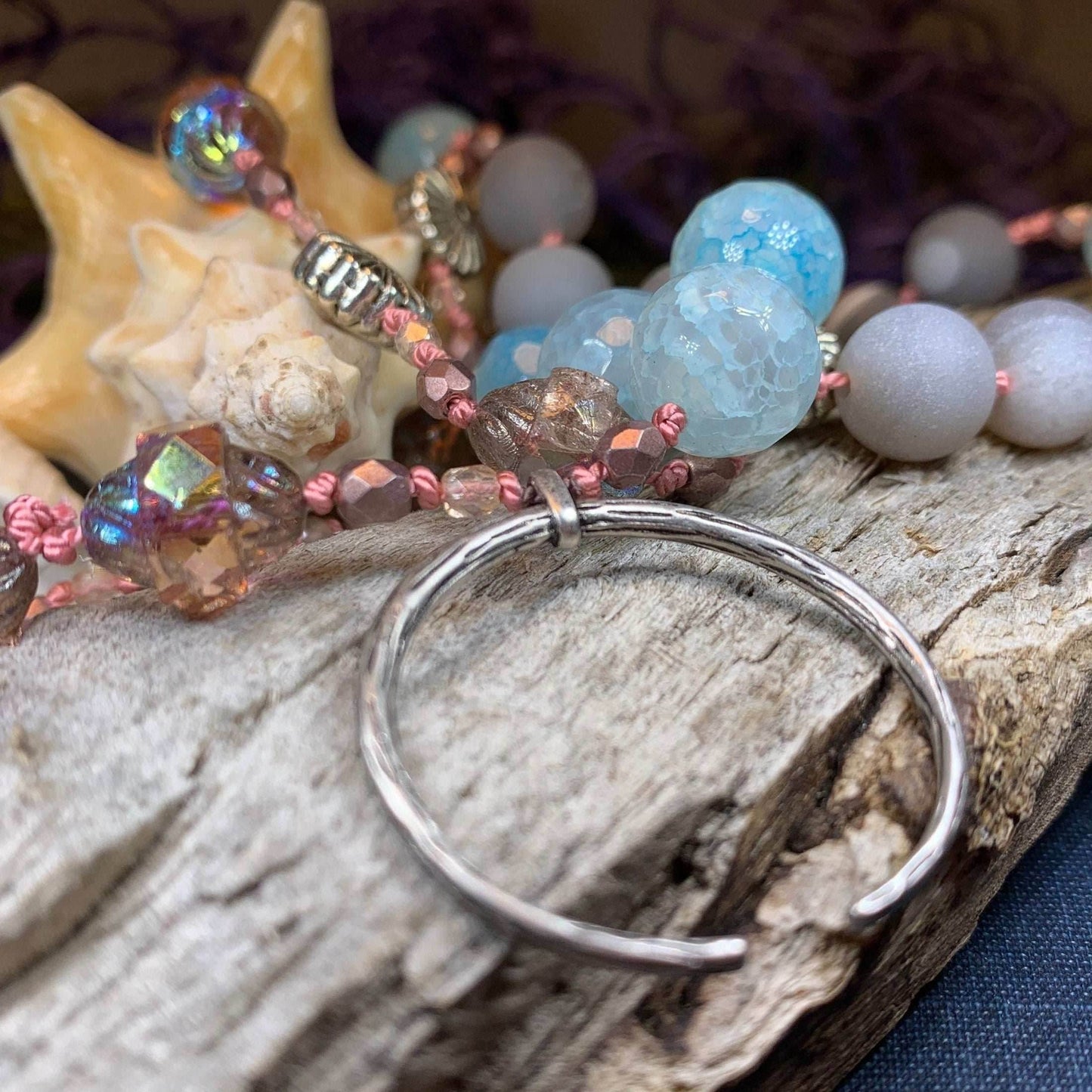 Starfire Moonflower Long Necklace - 