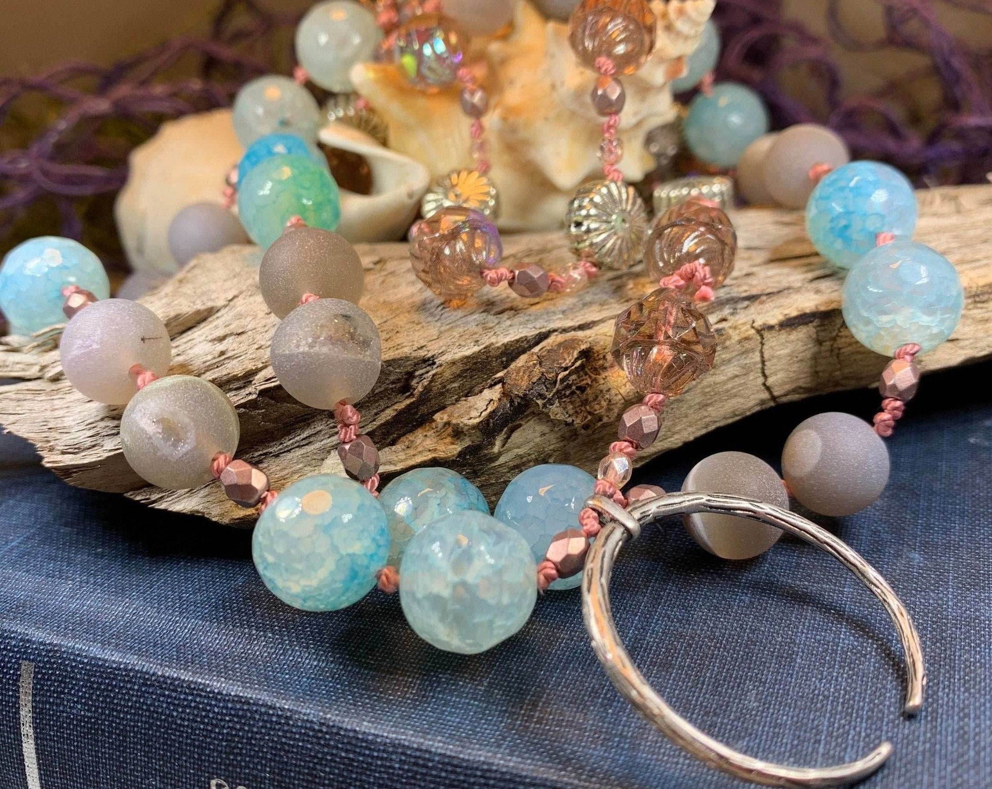 Starfire Moonflower Long Necklace - 