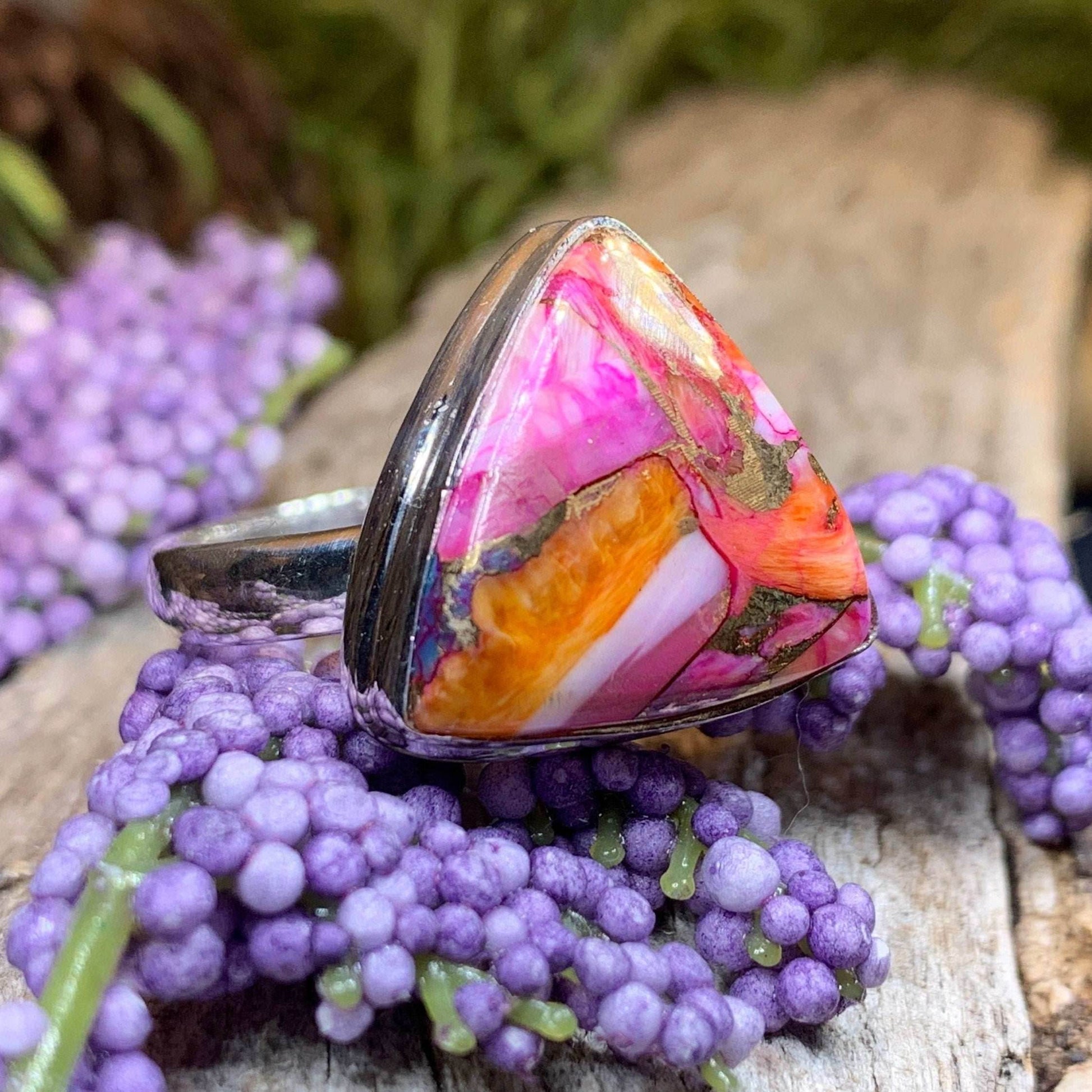 Fairy Glen Turquoise Ring - 6 1/2 / Teardrop