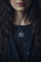 Keilia Triple Moon Goddess Necklace