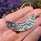 Epona Celtic Horse Moonstone Necklace