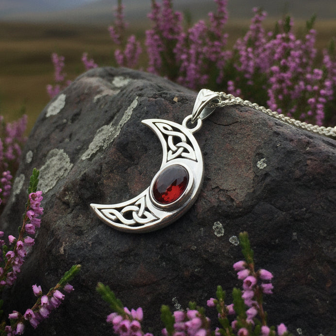 Arlynn Celtic Moon Necklace