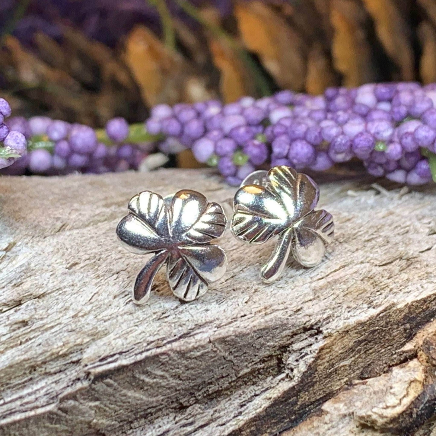 Shamrock Post Earrings - 