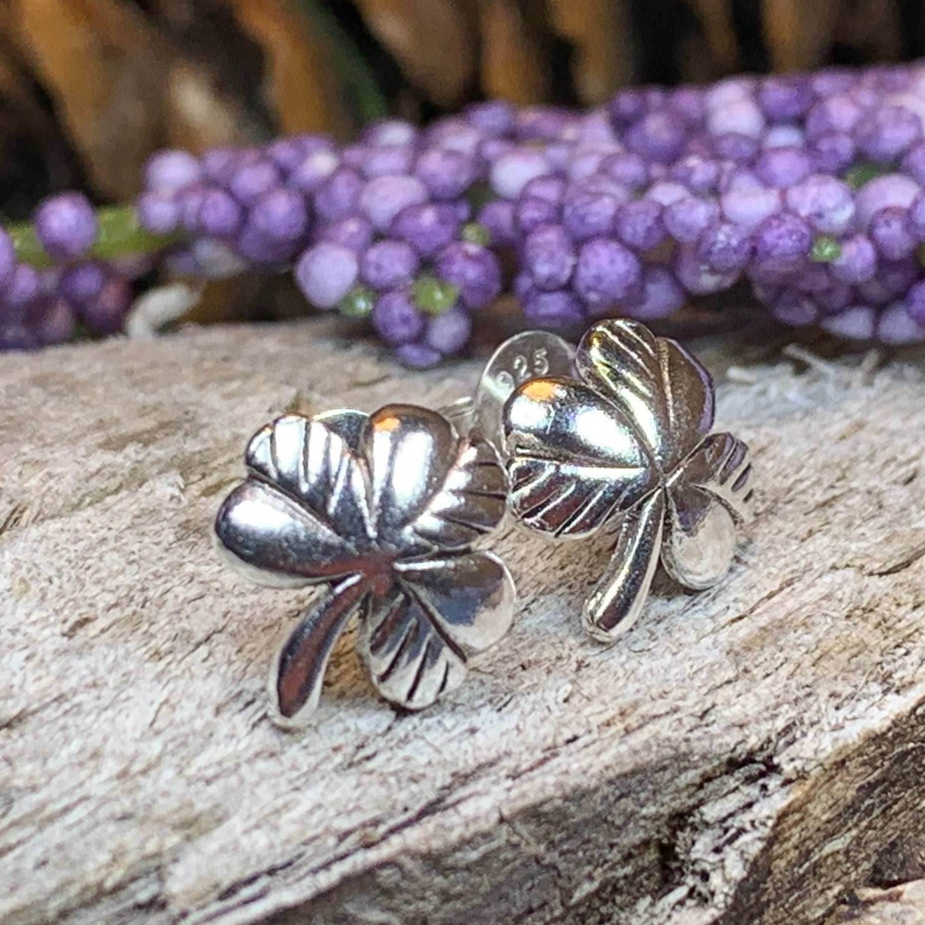 Shamrock Post Earrings - 