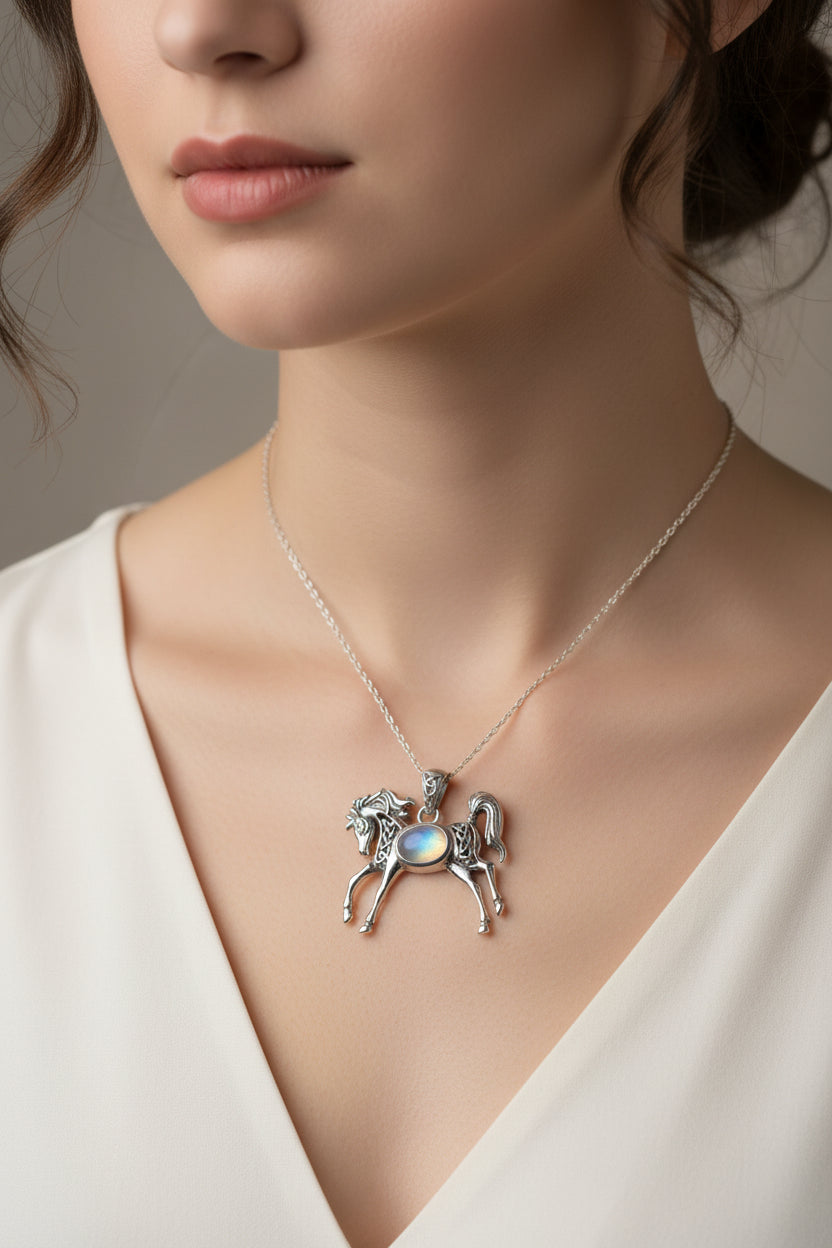 Finbar Horse Necklace