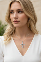 Noble Heart Celtic Cross Necklace