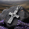 Noble Heart Celtic Cross Necklace