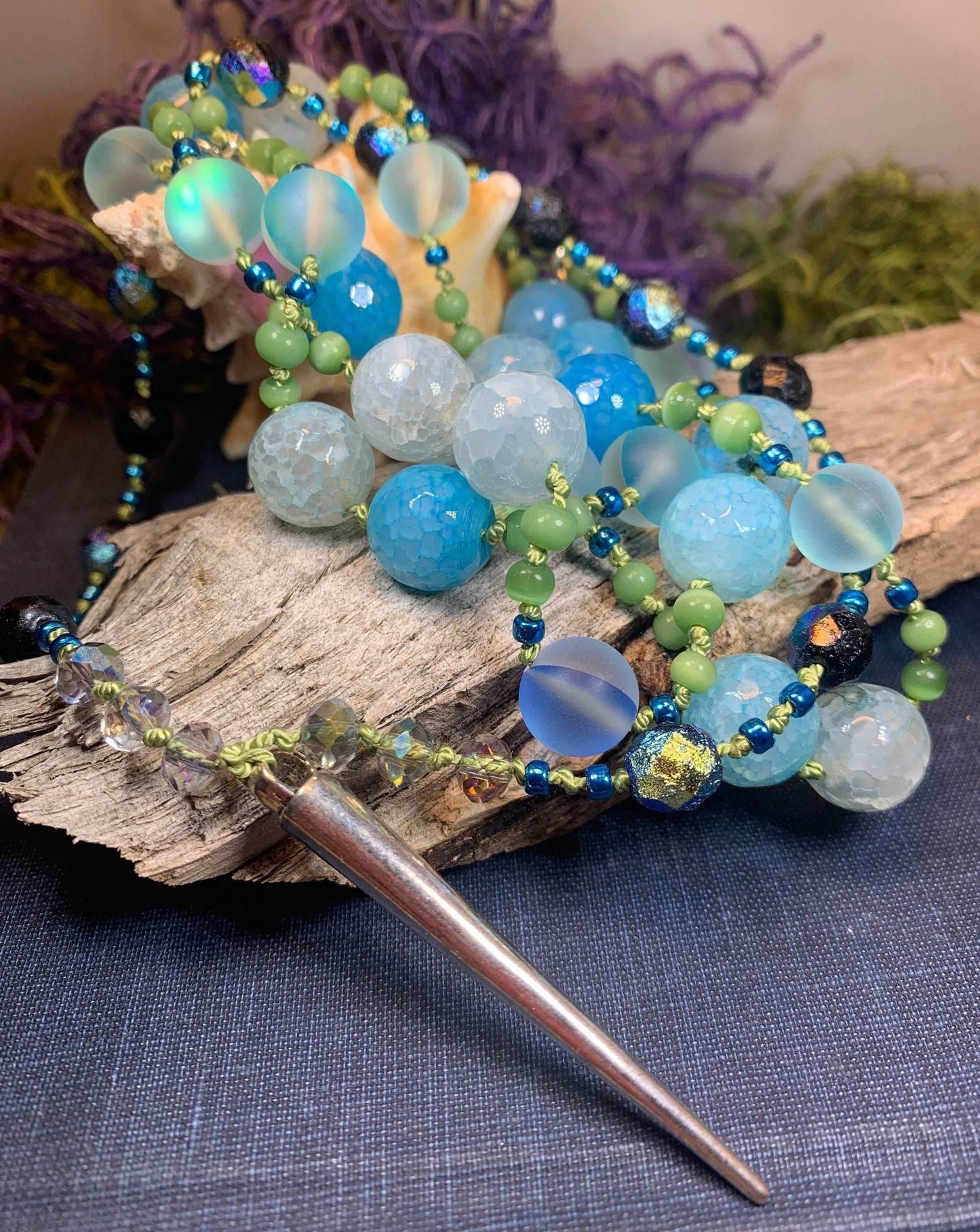 Seaside Moonglow Long Necklace - 