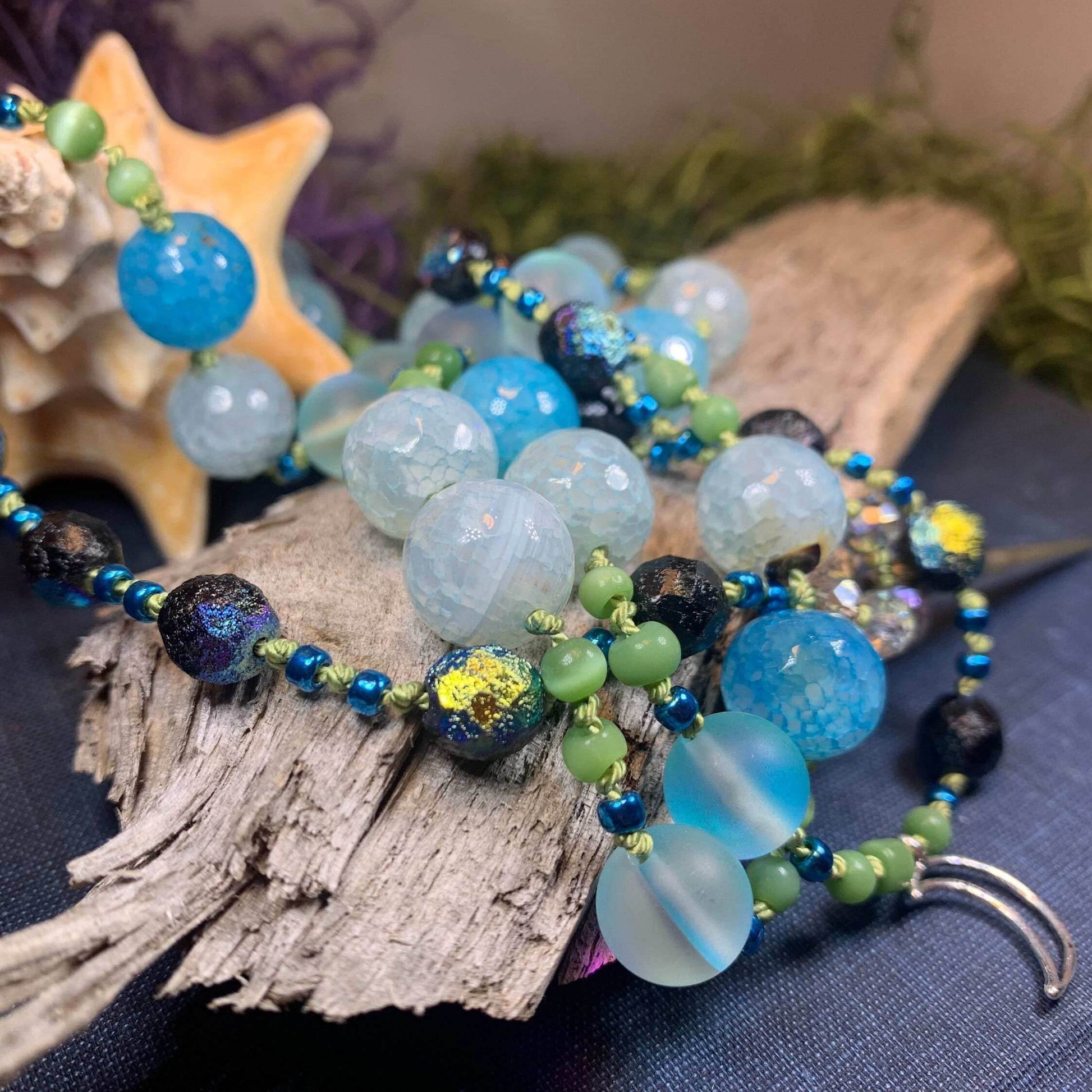 Seaside Moonglow Long Necklace - 