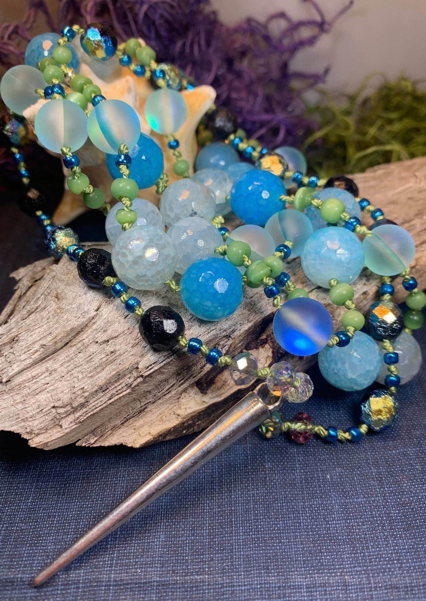 Seaside Moonglow Long Necklace - 