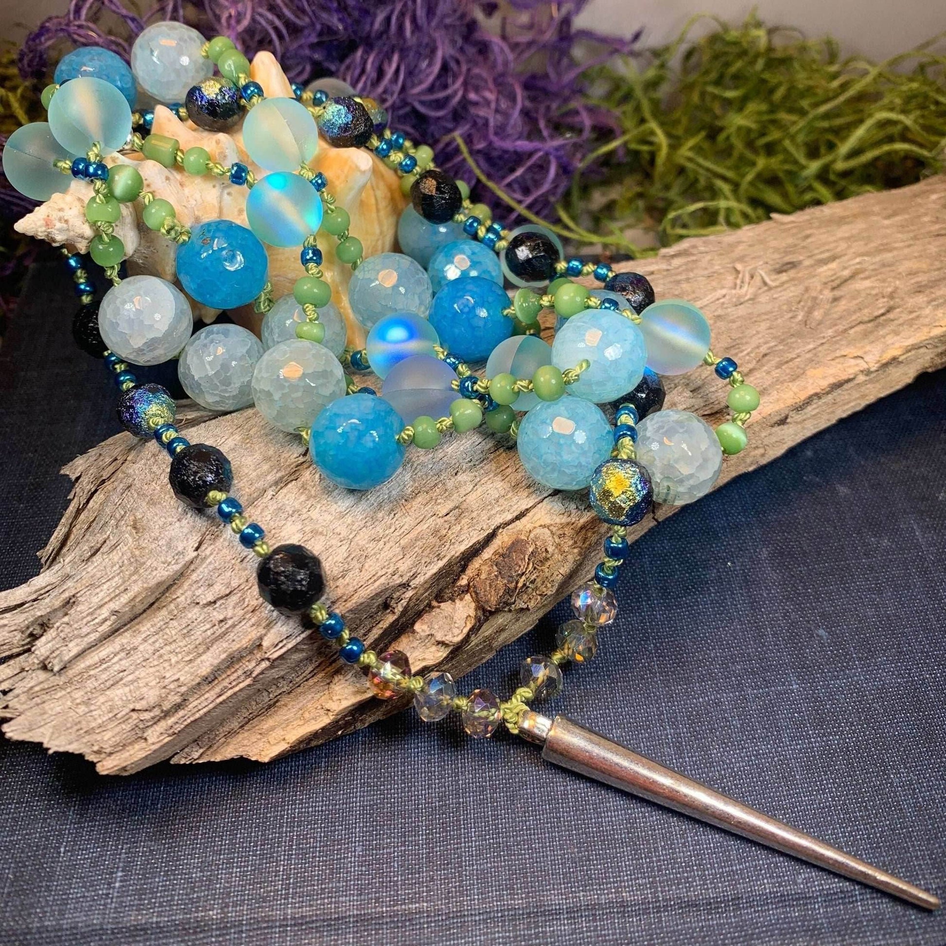 Seaside Moonglow Long Necklace - 