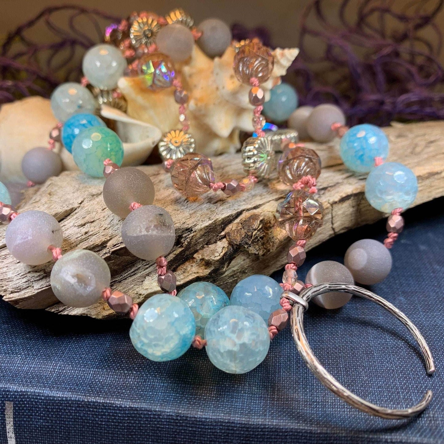 Starfire Moonflower Long Necklace - 