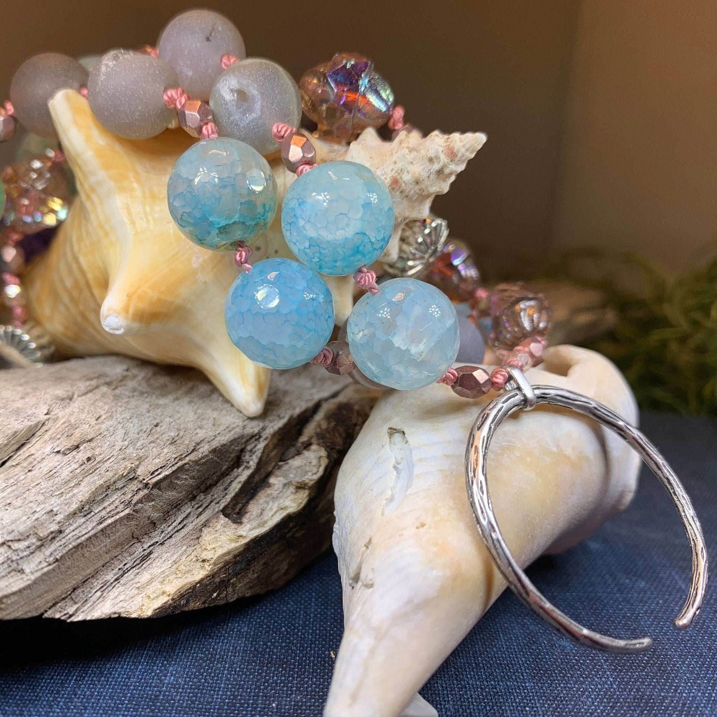 Starfire Moonflower Long Necklace - 