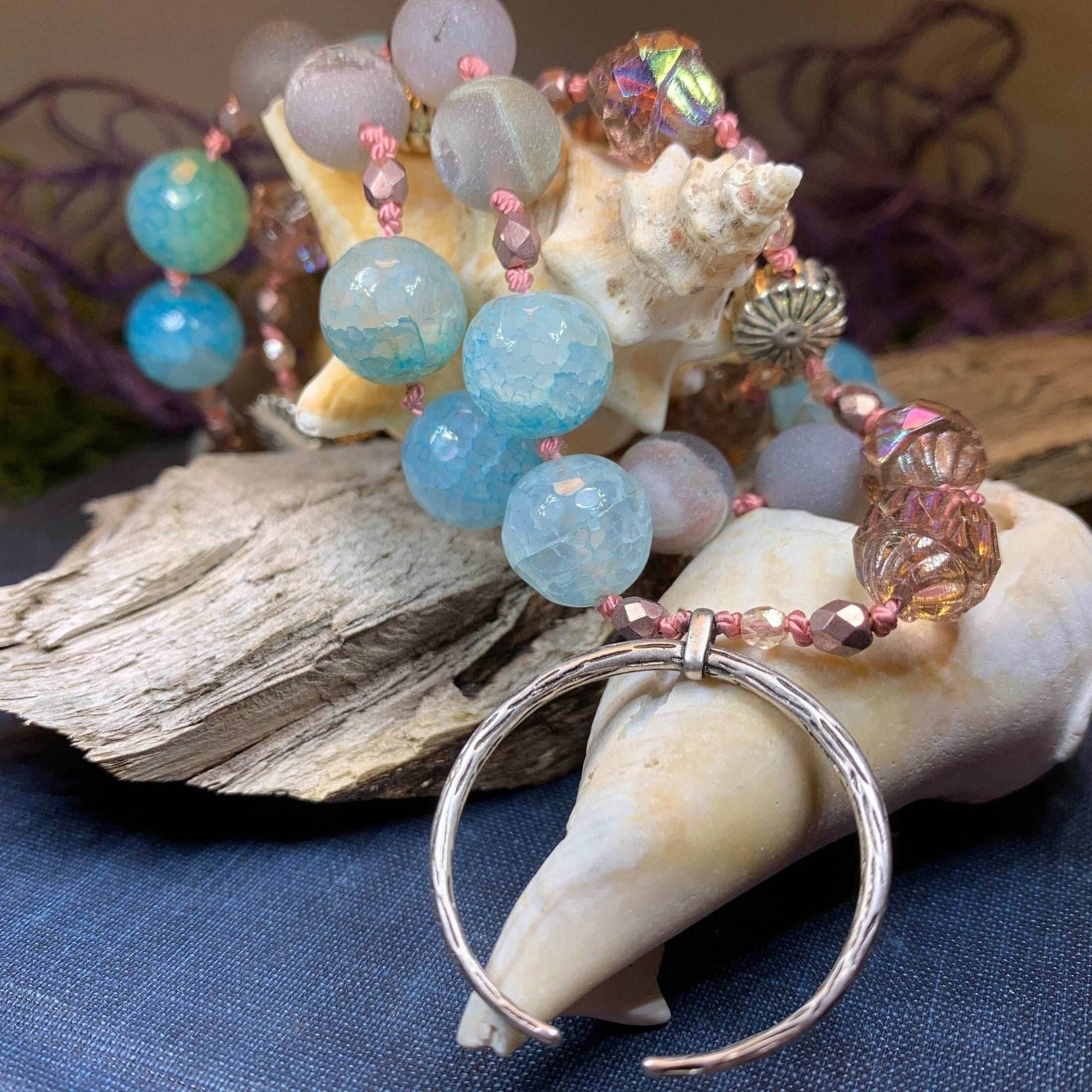 Starfire Moonflower Long Necklace - 