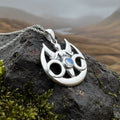 Keilia Triple Moon Goddess Necklace