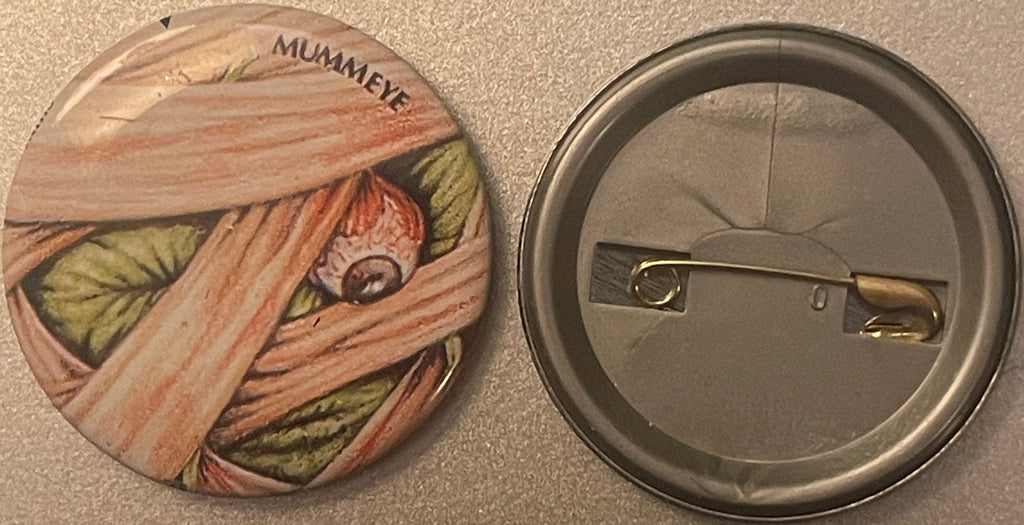 Vintage 1980s Mummeye Pin 📌 Madballs and Garbage Pail Kids Inspired