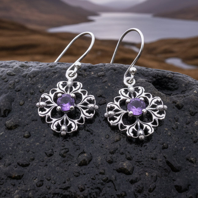 Nairn Thistle Earrings