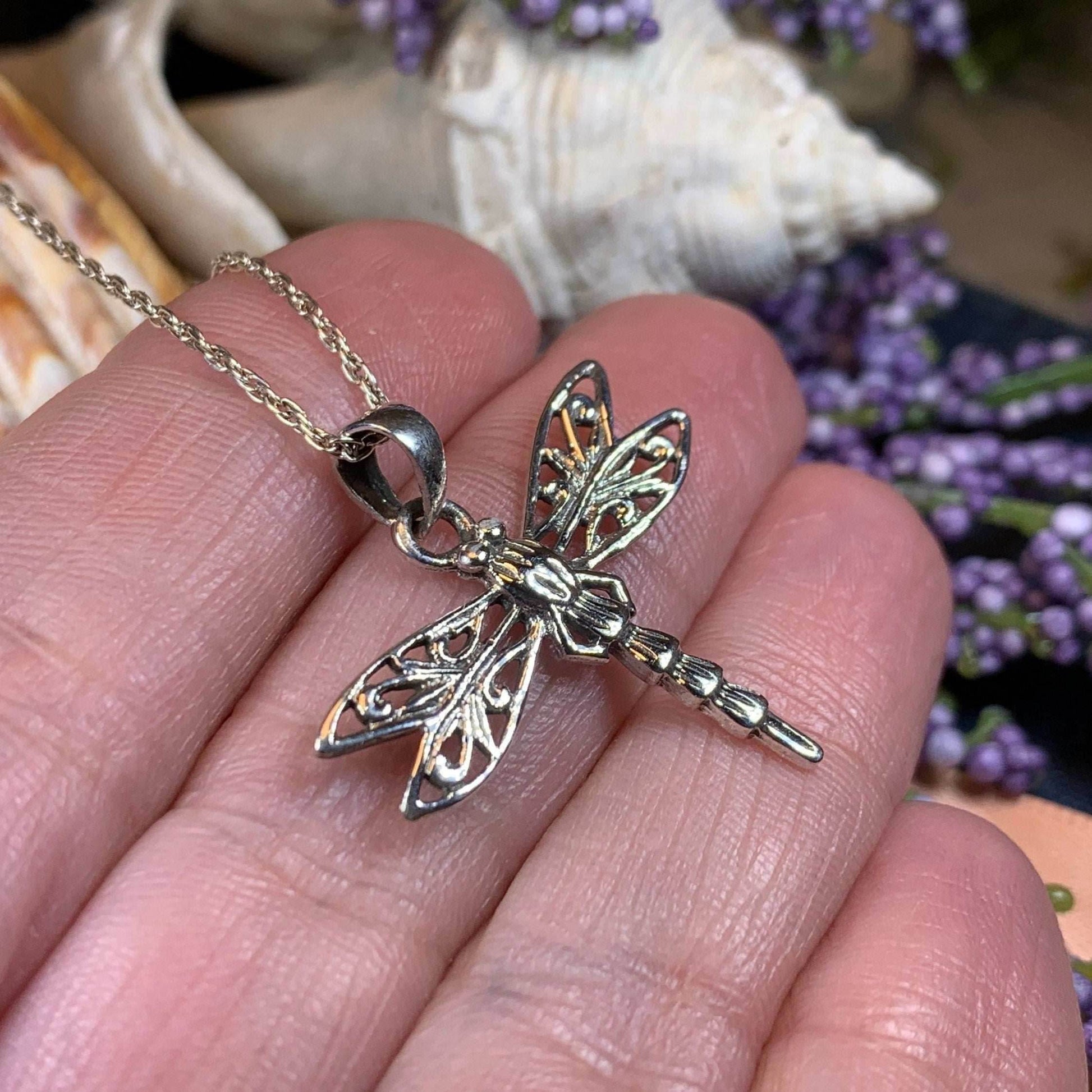 Summerdancer Dragonfly Necklace - 18