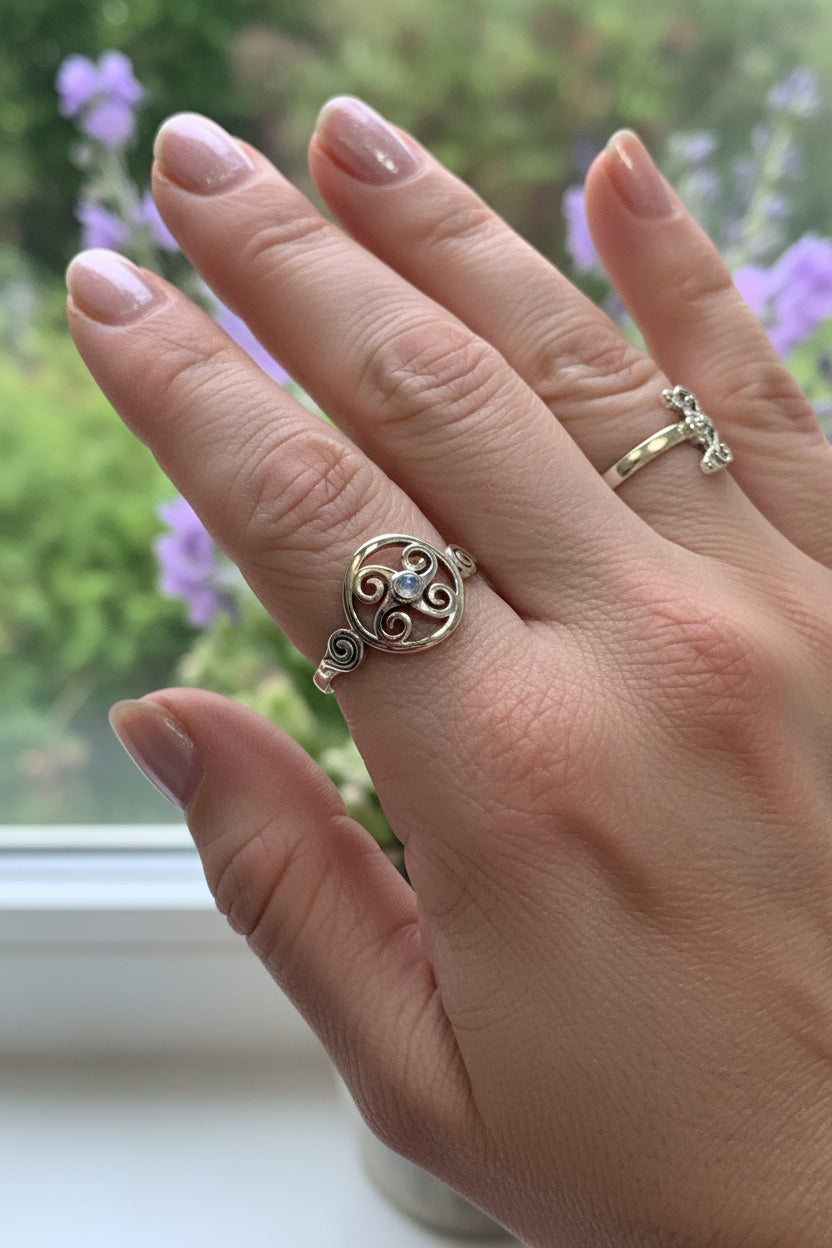 Amrita Celtic Spiral Ring