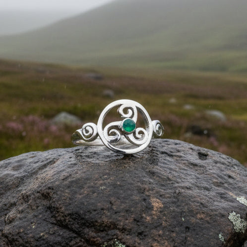 Amrita Celtic Spiral Ring