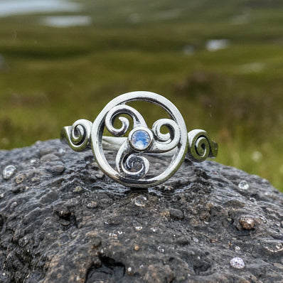 Amrita Celtic Spiral Ring