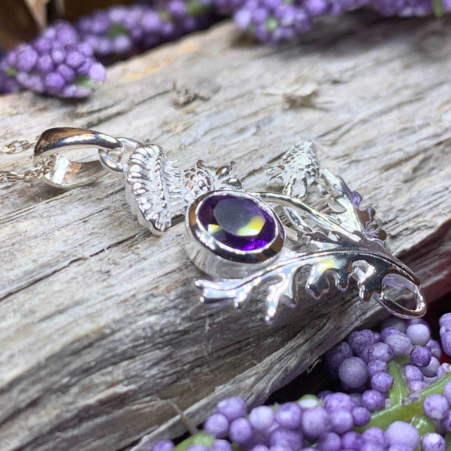 Cairn Ross Thistle Necklace - 18